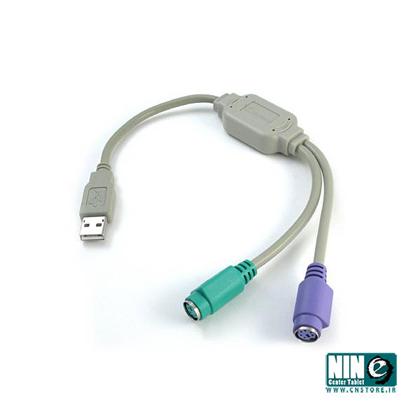 تبدیل USB به PS/2 دو سر ماده برای صفحه کلید و ماوس