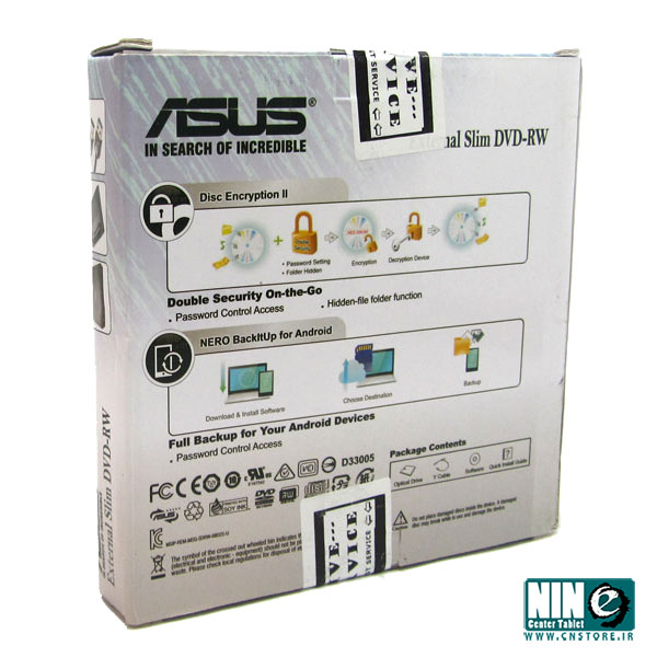  درايو DVD اکسترنال ايسوس مدل ECD819-SU