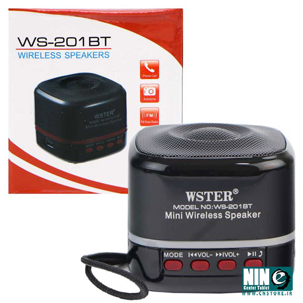  اسپیکر بلوتوثی قابل حمل وستر مدل ws-201bt