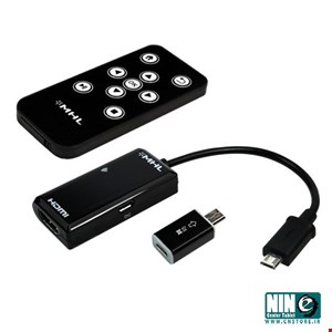 MHL HDTV Adaptor With Remote Control Micro USB Type