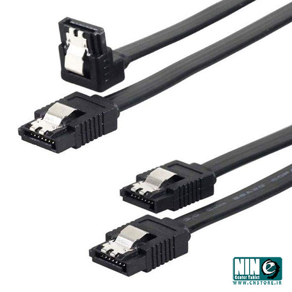  کابل دیتا SATA 3 مدل 12CF1 طول 0.5 متر بسته 2 عددی