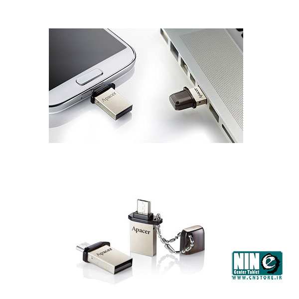فلش مموری OTG USB اپیسر مدل AH175 ظرفیت 8 گیگابایت 