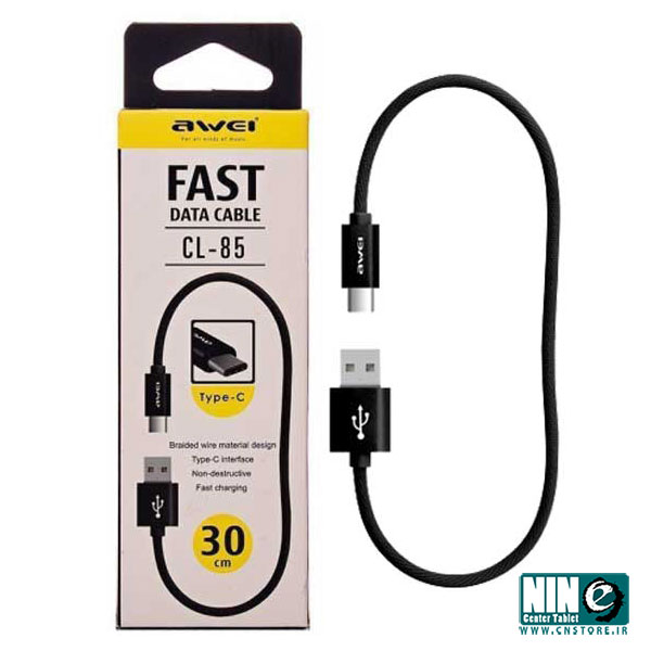  کابل شارژ USB-C آوی مدل CL-85 به طول 30 سانتی متر