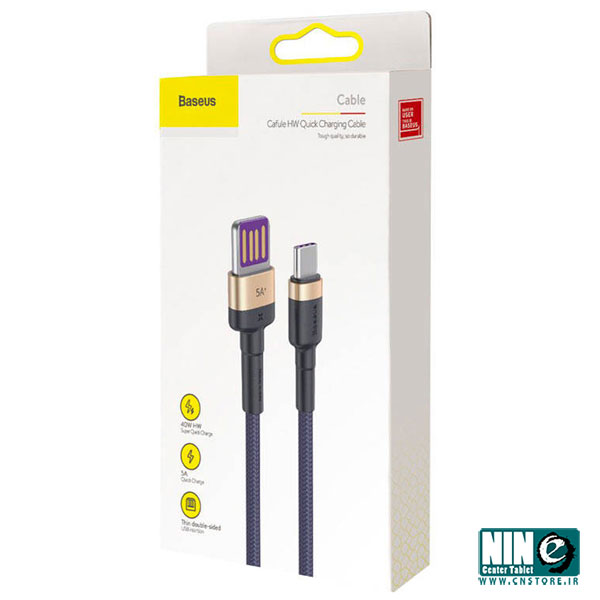  کابل شارژ USB-C باسئوس مدل CATKLF-PV3 به طول 1 متر