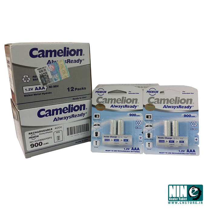  باتری نیم قلمی قابل شارژ Camelion Always Ready 900mAh