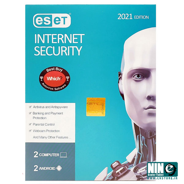  آنتی ویروس ایست اینترنت سکیوریتی 2 کاربر + 2کاربر اندروید