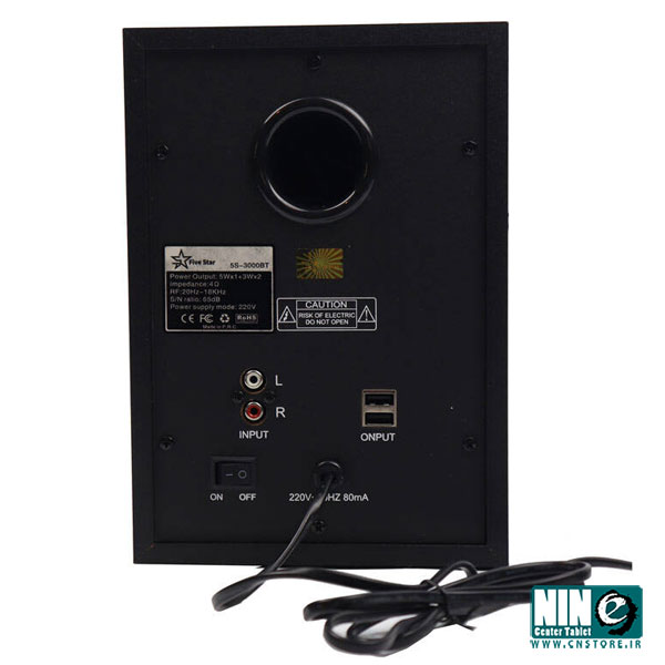  اسپیکر فایو استار مدل 5s-3000BT