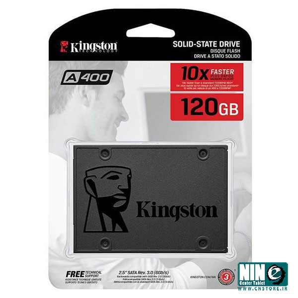  اس اس دی اینترنال کینگستون مدل A400 ظرفیت 120 گیگابایت