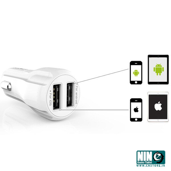  شارژر فندکي الدينيو مدل C331 همراه با کابل microUSB