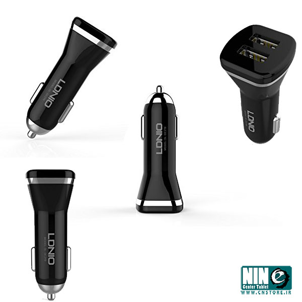  شارژر فندکی الدینیو مدل DL-219 همراه با کابل microUSB