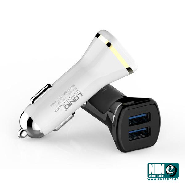  شارژر فندکی الدینیو مدل DL-219 همراه با کابل microUSB
