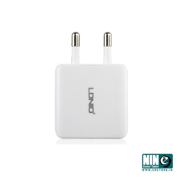  شارژر دیواری 2.1 آمپر LDNIO با دو پورت USB مدل DL-AC200 به همراه کابل میکرو USB