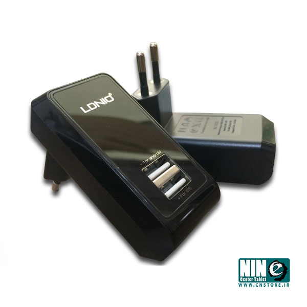  شارژر دیواری 2.1 آمپر LDNIO با دو پورت USB مدل DL-AC60