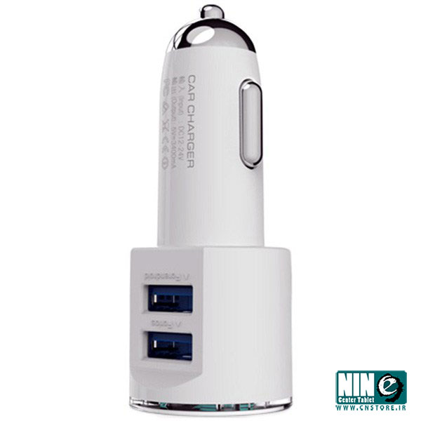  شارژر فندکی الدینیو مدل DL-C29 همراه با کابل microUSB