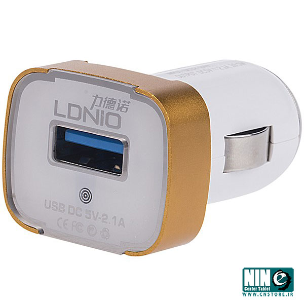  شارژر فندکی الدینیو مدل DL-DC211 همراه با کابل microUSB