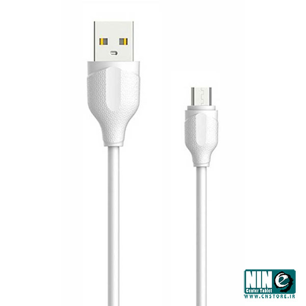  کابل تبدیل USB به microUSB الدینیو مدل LS38 طول 0.3 متر