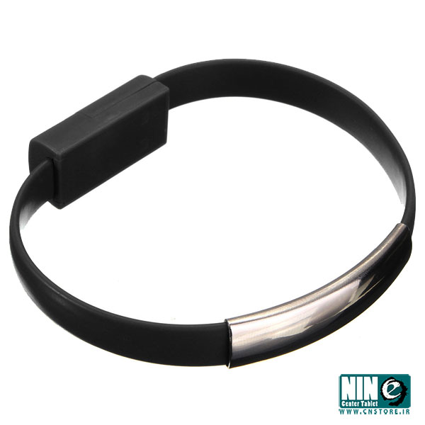 کابل micro usb دستبندی طرح فلت 