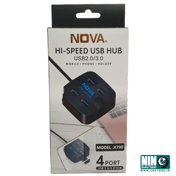  هاب چهار پورت USB3.0 نوا مدل X790			  