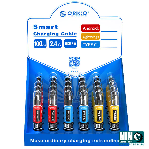  کابل تبدیل USB به microUSB و USB-C و لایتنینگ اوریکو 
