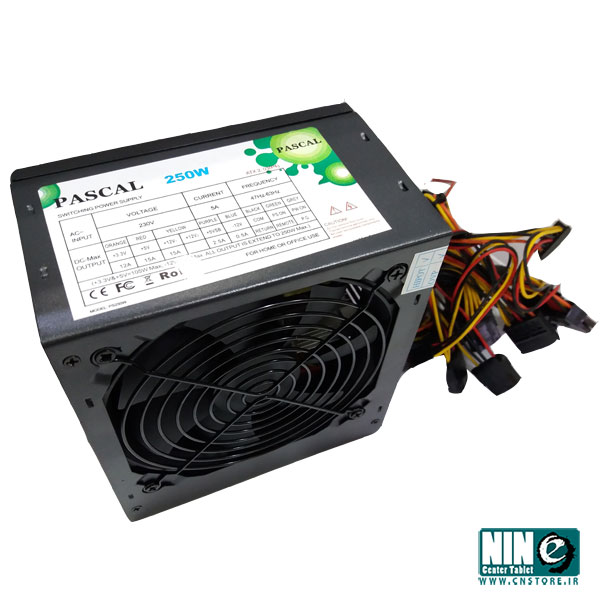  منبع تغذیه کامپیوتر پاسکال مدل PS-250W