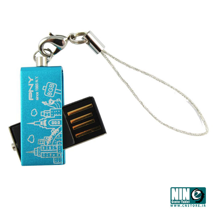  فلش مموری USB 2.0 پی ان وای لاولی اتچ نیویورک - 8 گیگابایت