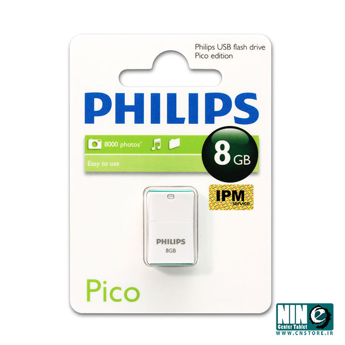  فلش مموری USB 2.0 فیلیپس مدل پیکو ادیشن FM08FD85B/97 ظرفیت 08 گیگابایت