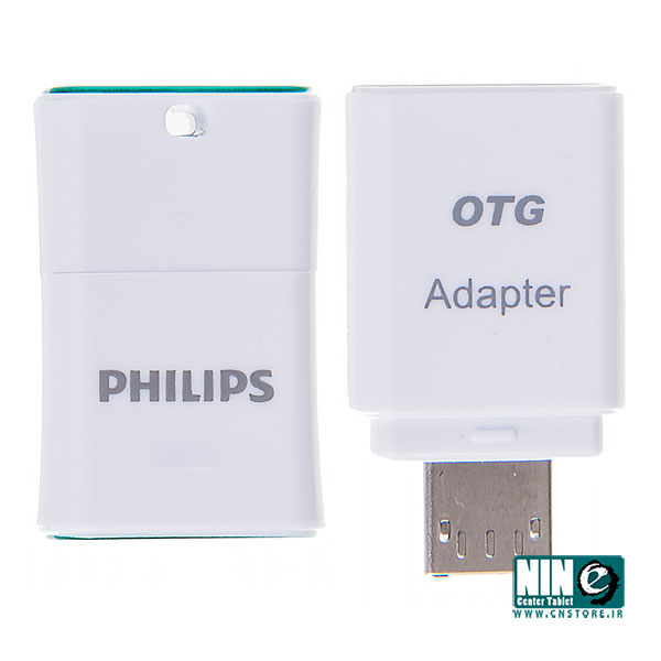 فلش مموری USB فیلیپس مدل پیکو ادیشن FM08DA88B/97 ظرفیت 8 گیگابایت همراه با مبدل OTG 