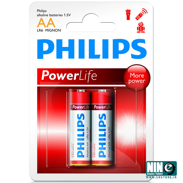  باتری قلمی فیلیپس Power Alkaline AA 