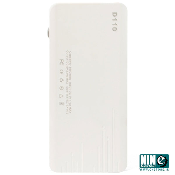  شارژر همراه SunPin مدل D110 با ظرفیت 11000 میلی‌آمپر ساعت