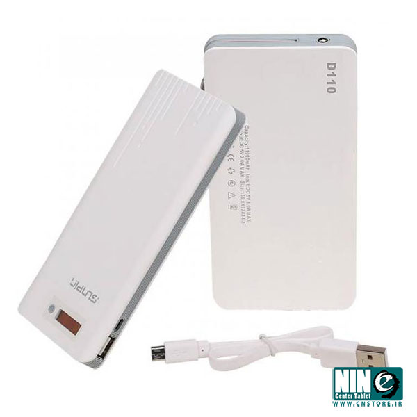  شارژر همراه SunPin مدل D110 با ظرفیت 11000 میلی‌آمپر ساعت