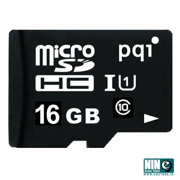  کارت حافظه microSDHC پی کیو آی کلاس 10 استاندارد UHS-I U1 سرعت 85MBps همراه با آداپتور SD ظرفیت 16 گیگابایت  