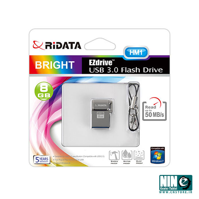  فلش مموری USB 3.0 ری دیتا مدل Bright ظرفیت 8 گیگابایت