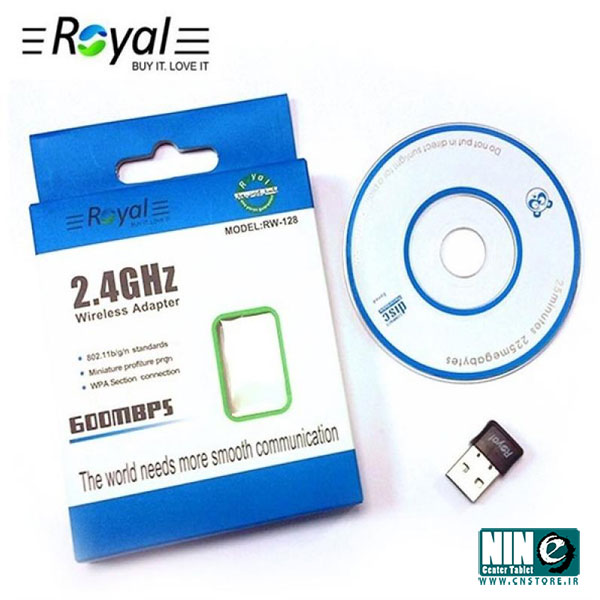  کارت شبکه USB بی سیم رویال مدل RW -128