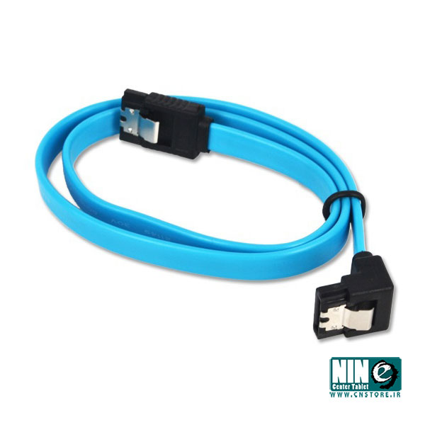  کابل دیتا SATA 3 قفل دار (یه سر 90 درجه)