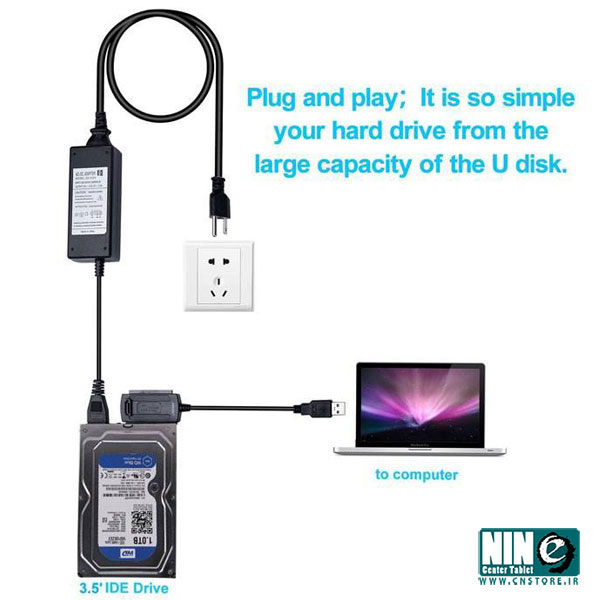  مبدل USB به SATA/IDE
