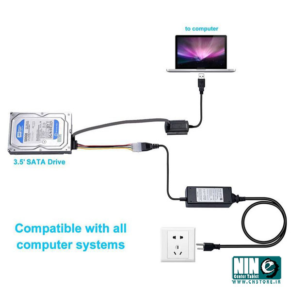  مبدل USB به SATA/IDE