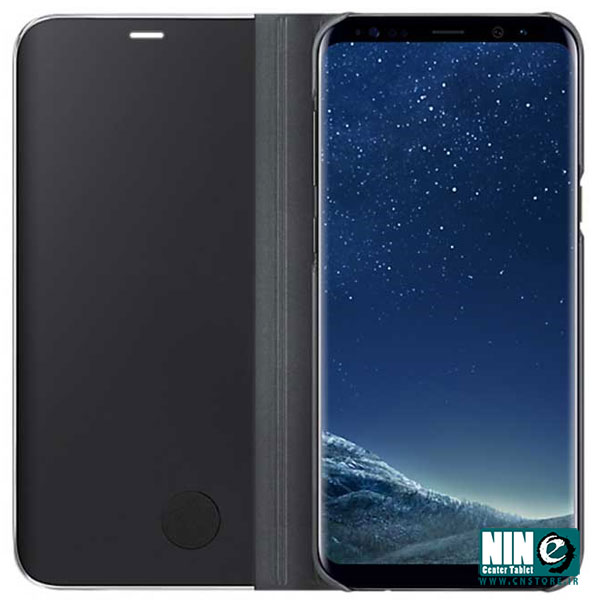  کيف کلاسوري گوشي موبايل سامسونگ Galaxy S8 مدل Clear View Standing