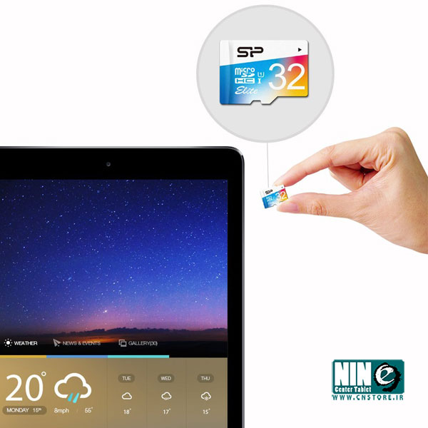  کارت حافظه رنگی سیلیکون پاور مدل Elite کلاس 10 استاندارد UHS-I U1 سرعت85MBps همراه با آداپتور تبدیل - 32GB 