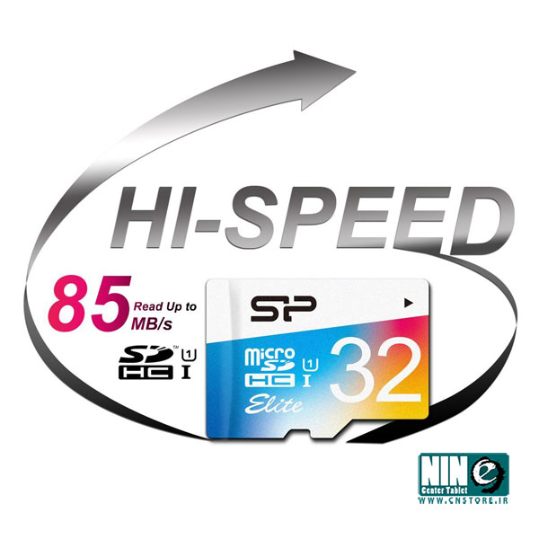  کارت حافظه رنگی سیلیکون پاور مدل Elite کلاس 10 استاندارد UHS-I U1 سرعت85MBps همراه با آداپتور تبدیل - 32GB 