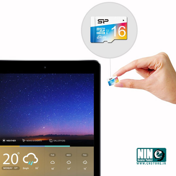  کارت حافظه رنگی سیلیکون پاور مدل Elite کلاس 10 استاندارد UHS-I U1 سرعت85MBps همراه با آداپتور تبدیل - 16GB  