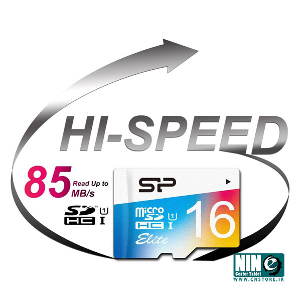  کارت حافظه رنگی سیلیکون پاور مدل Elite کلاس 10 استاندارد UHS-I U1 سرعت85MBps همراه با آداپتور تبدیل - 16GB