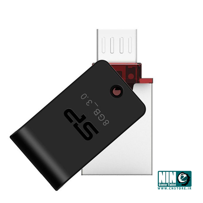  فلش مموری USB 3.0 OTG سیلیکون پاور مدل موبایل ایکس 31 ظرفیت 8 گیگابایت