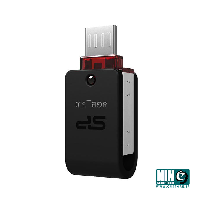  فلش مموری USB 3.0 OTG سیلیکون پاور مدل موبایل ایکس 31 ظرفیت 8 گیگابایت
