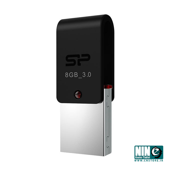  فلش مموری USB 3.0 OTG سیلیکون پاور مدل موبایل ایکس 31 ظرفیت 8 گیگابایت