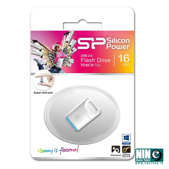  فلش مموری USB 2.0 سیلیکون پاور تاچ تی 06 - 16 گیگابایت