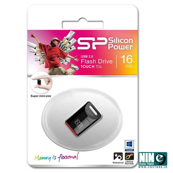  فلش مموری USB 2.0 سیلیکون پاور تاچ تی 06 - 16 گیگابایت