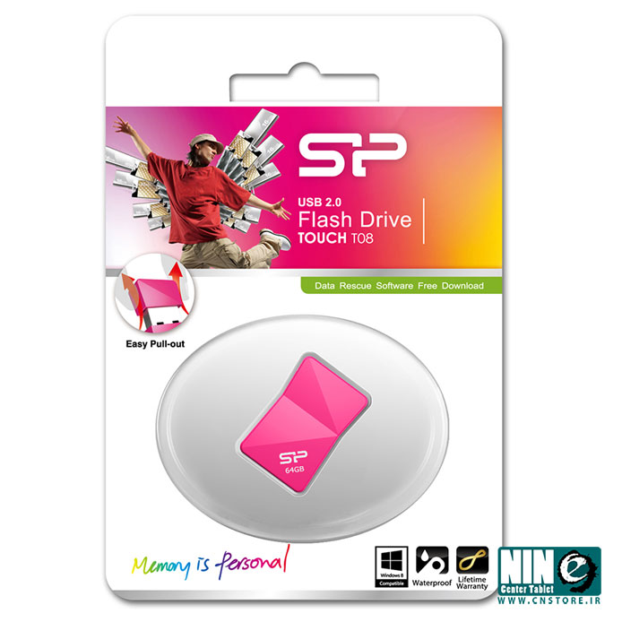  فلش مموری USB 2.0 سیلیکون پاور تاچ تی 08 - 32 گیگابایت