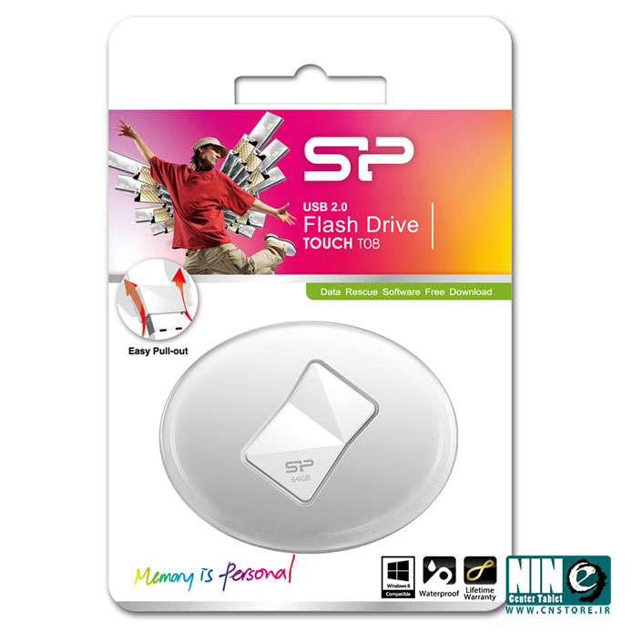  فلش مموری USB 2.0 سیلیکون پاور تاچ تی 08 - 32 گیگابایت
