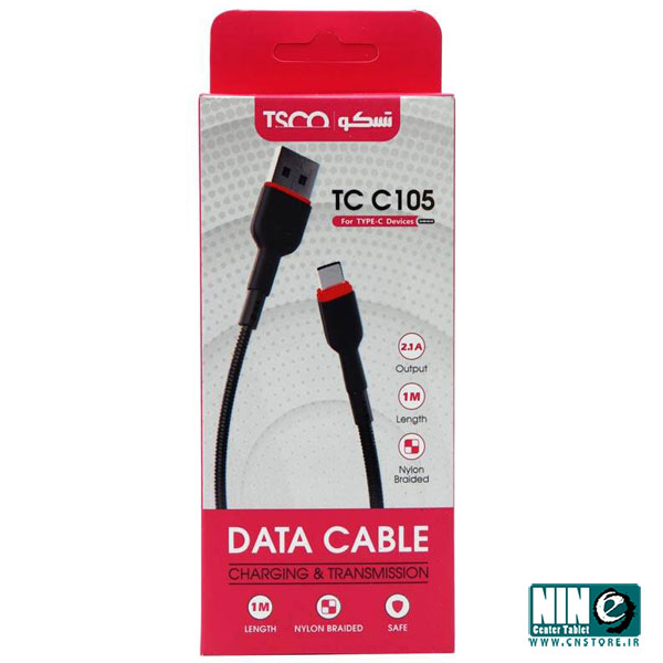  کابل شارژ USB-C تسکو مدل TC C105