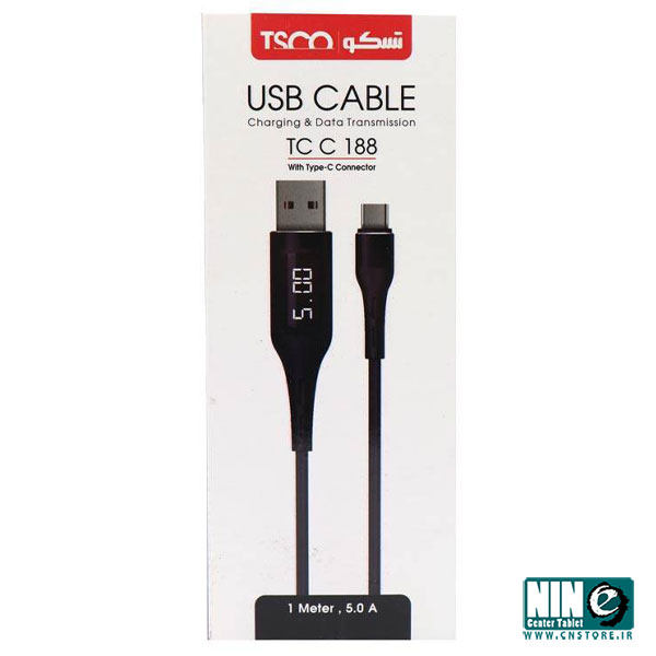  کابل شارژ USB-C تسکو مدل TC C188